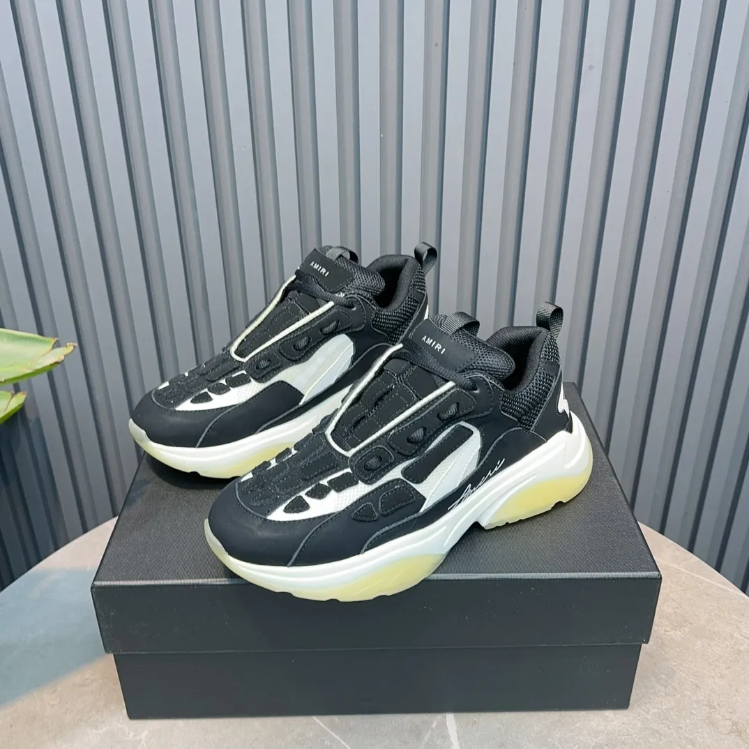 Men's shoes 💰740💰 AMIRI AMIRI fashion brand hot sale 🔥 Available all year round ✅ Official website synchronization Imported fabrics 1⃣️ vs 1⃣️ replica, original factory special original sole, 38-45 (38.45. Non-refundable)
